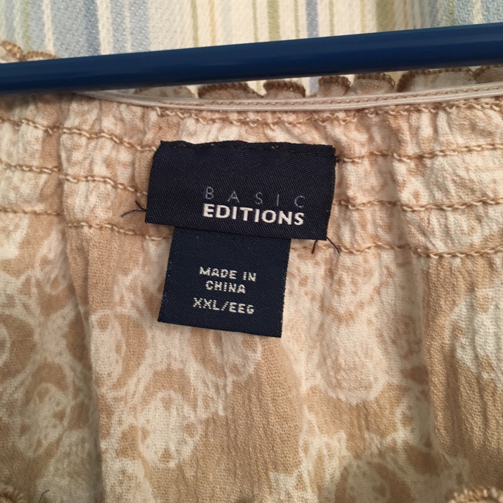 Basic Editions Plus Size Top - Picture 3 of 5